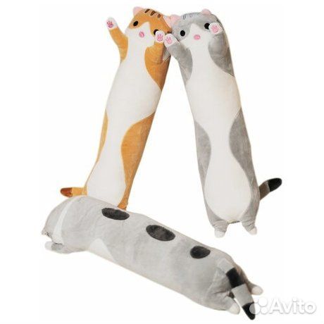 Кот сосиска батон 50-130см