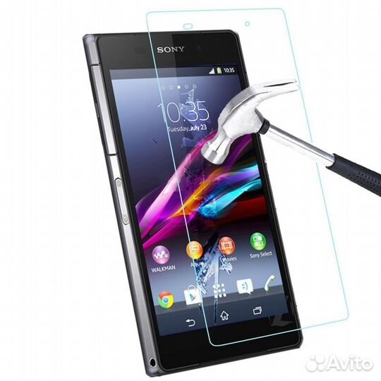 Защитное стекло Sony Xperia Z1 (0.3 мм, 9H)