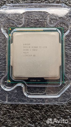 Процессор CPU Intel Xeon E3 1270 Socket LGA1155