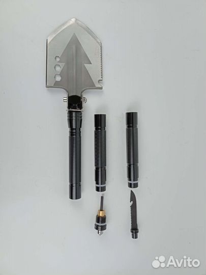 Лопата складная туристическая - набор 9в1