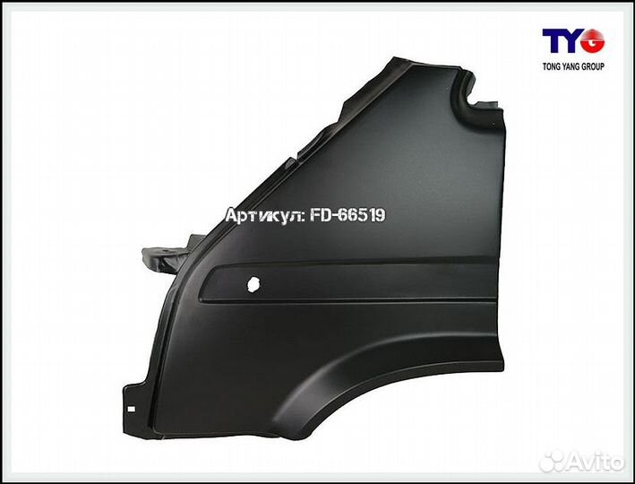 Крыло переднее левое форд Transit Mark 5