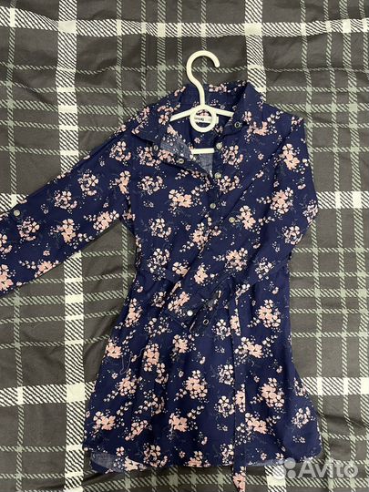 Платье-рубашка для девочки