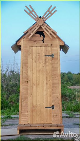 Дачный туалет с установкой DRE446