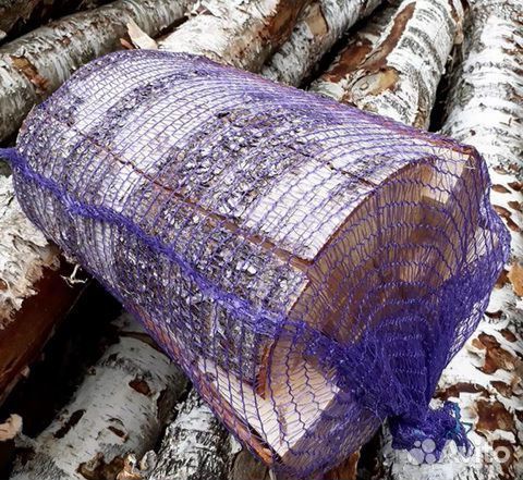 Дрова колотые в сетках