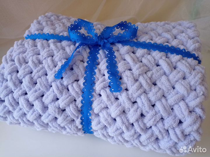 Плед детский плюшевый