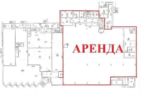 Аренда торговой площади 1132 м²