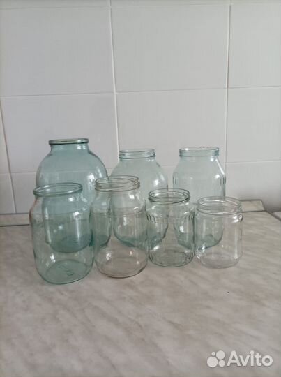 Банки стеклянные разные