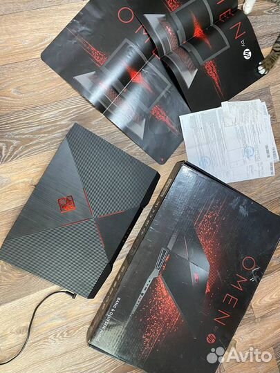 Большой игровой ноутбук HP omen 17 / 1050 / 12gb о