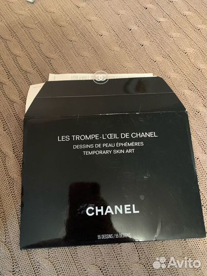 Шелковый платок и тату Chanel оригинал