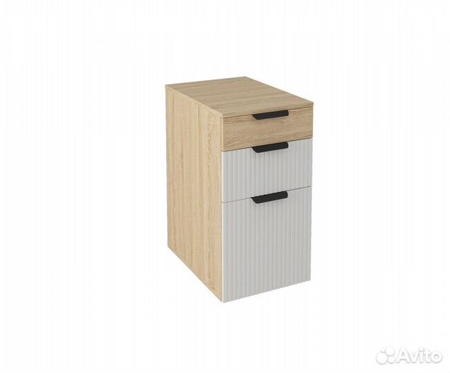 Норд Тумба Т3Я-400 Дуб Сонома/Софт Пломбир