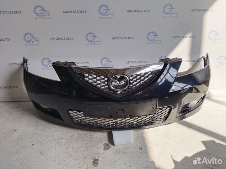 Бампер передний Mazda 3 BK седан