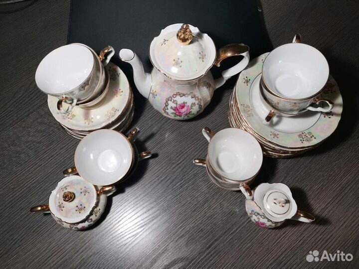 Сервиз чайный из гдр Kahla Rose