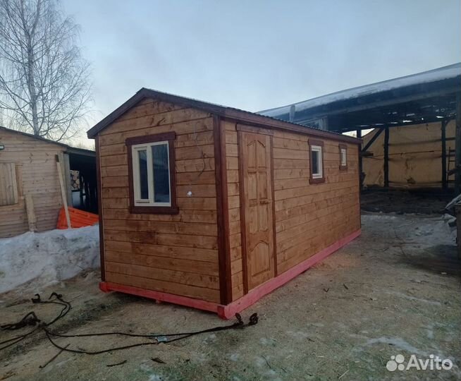 Баня каркасная 6х2.3 м от производителя