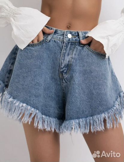 Шорты джинсовые