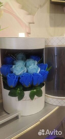 Букеты из мыльных арома-роз