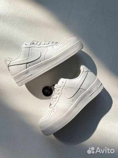 Кроссовки nike air force 1 белые