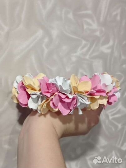 Ободок для волос ручной работы