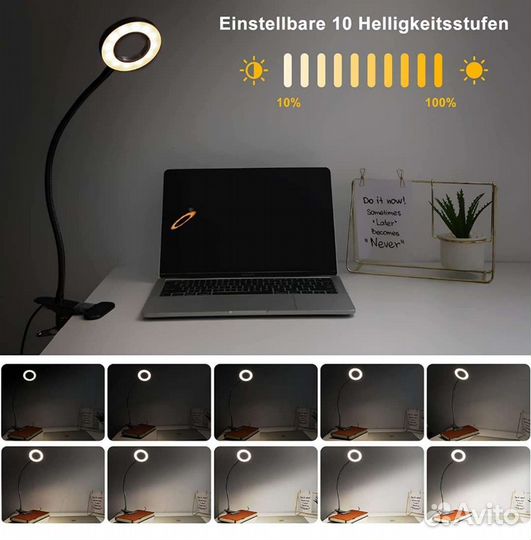 Светодиодная лампа зажим