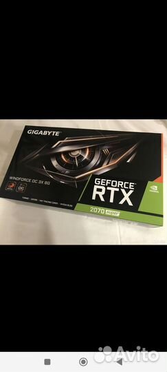 Видеокарта rtx 2070 super