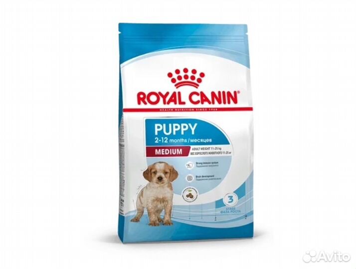 Сухой корм для собак Royal Canin Medium Puppy