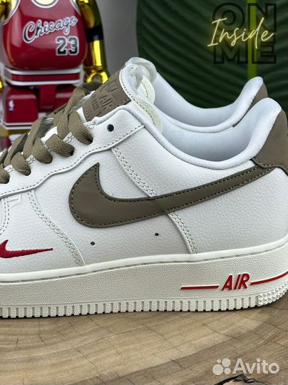 Nike air force white brown