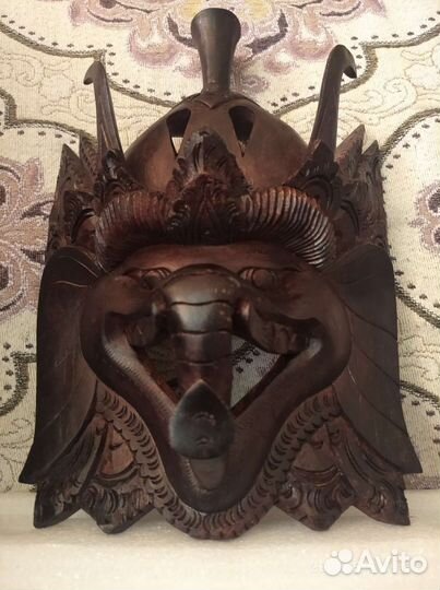 Маска с Бали. Ганеша. Индонезия. Эбеновое дерево