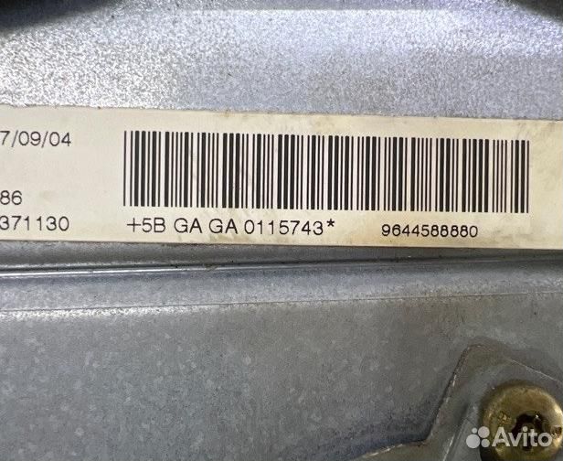 Подушка безопасности пассажира передняя Peugeot