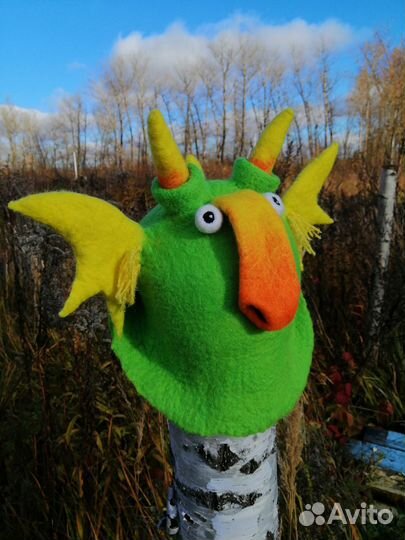 Шапки банные из натуральной шерсти