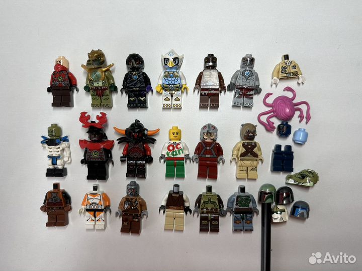 Lego фигурки,оружие,детали