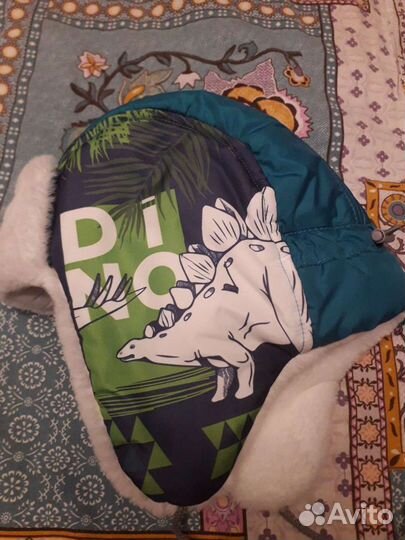 Новая зимняя шапка на утеплителе на мальчика на ог