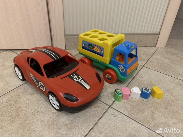 Машина сортер + спортивная машина