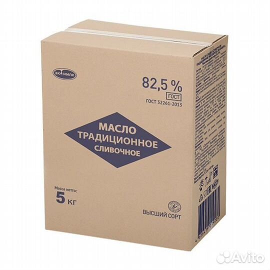 Масло Экомилк Традиционное 82.5проц 5кг