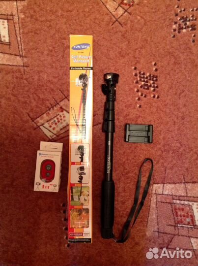 Монопод yuteng + bluetooth пульт