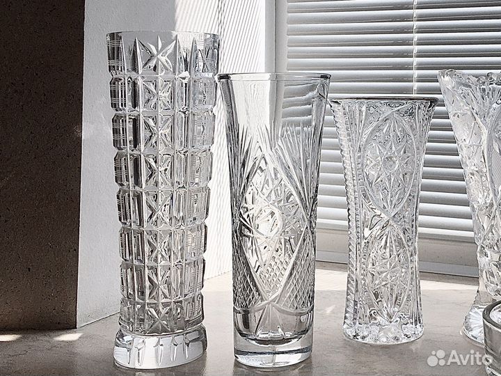 Ваза хрусталь