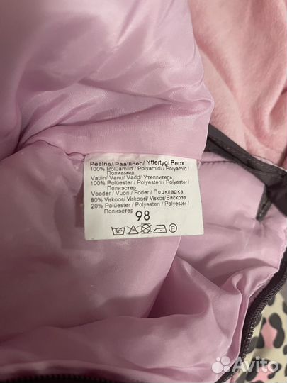 Зимний костюм на девочку 98