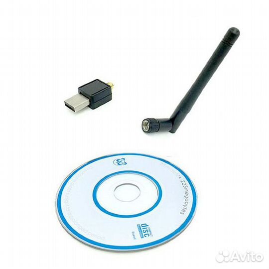 USB wi-fi адаптер b/g/n 150mb с съёмной антенной