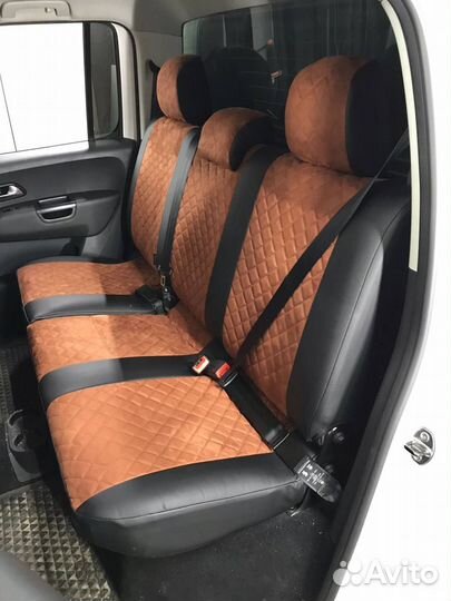 Чехлы Ромб на Volkswagen T-6 8 мест от Автопилот