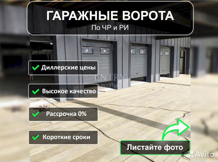 Ворота гаражные секционные