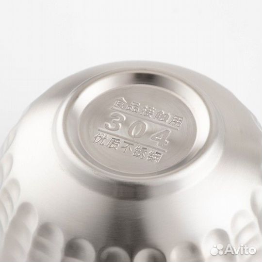 Миска из нержавеющей стали Arch с двойными стенкам