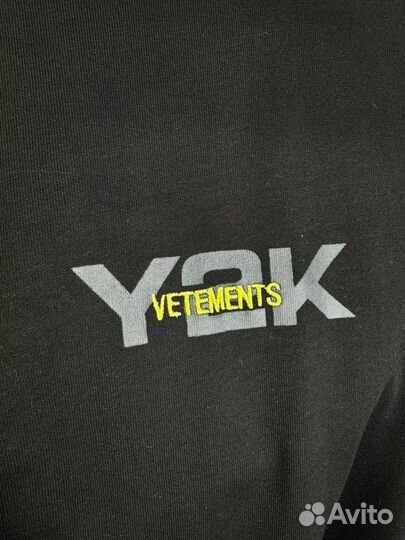 Футболка vetements y2k