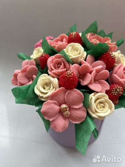 Букет из шоколадных цветов