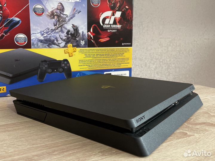Sony ps4 Slim 1tb как новая с играми