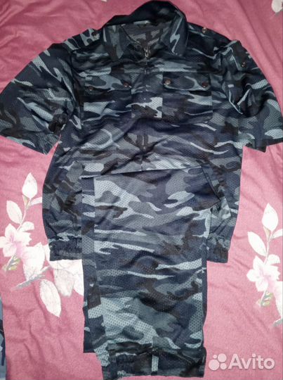 Форма охраны синяя