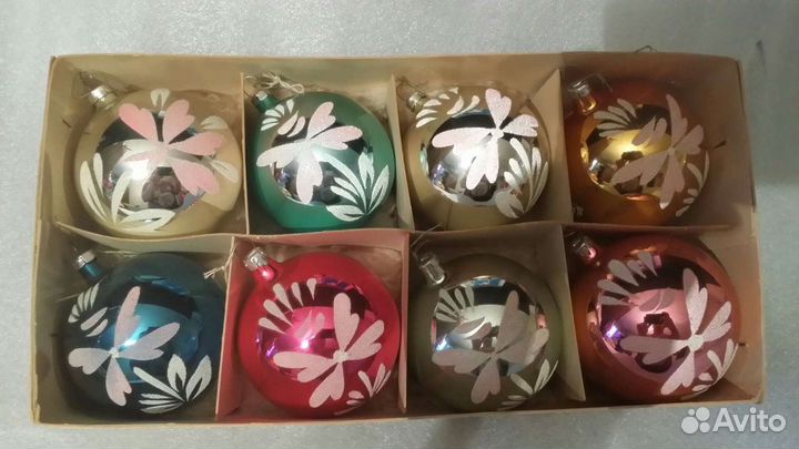 Набор елочных шаров СССР