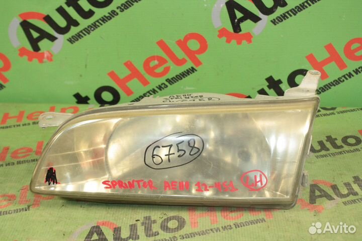 Фара toyota sprinter AE110 12451 передняя левая
