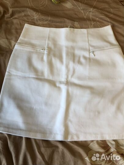 Юбка белая