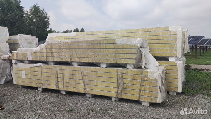 Сэндвич-панели стеновые и кровельные новые