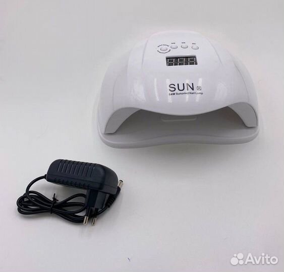 Лампа для маникюра SUN X 54 Ватт, белая