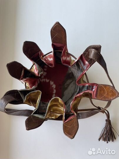 Новая сумка из кожи верблюда