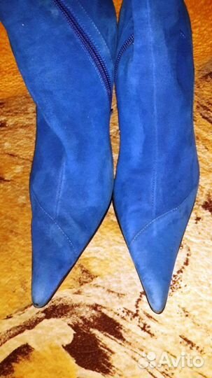 Сапоги, ботфорты Calipso из натур замши